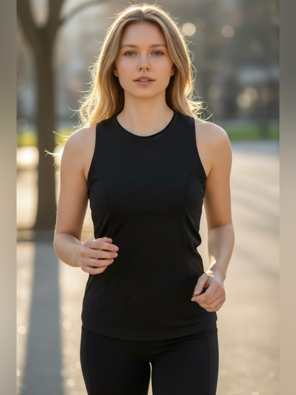 Spyder Black Sleeveless Active Tank Top